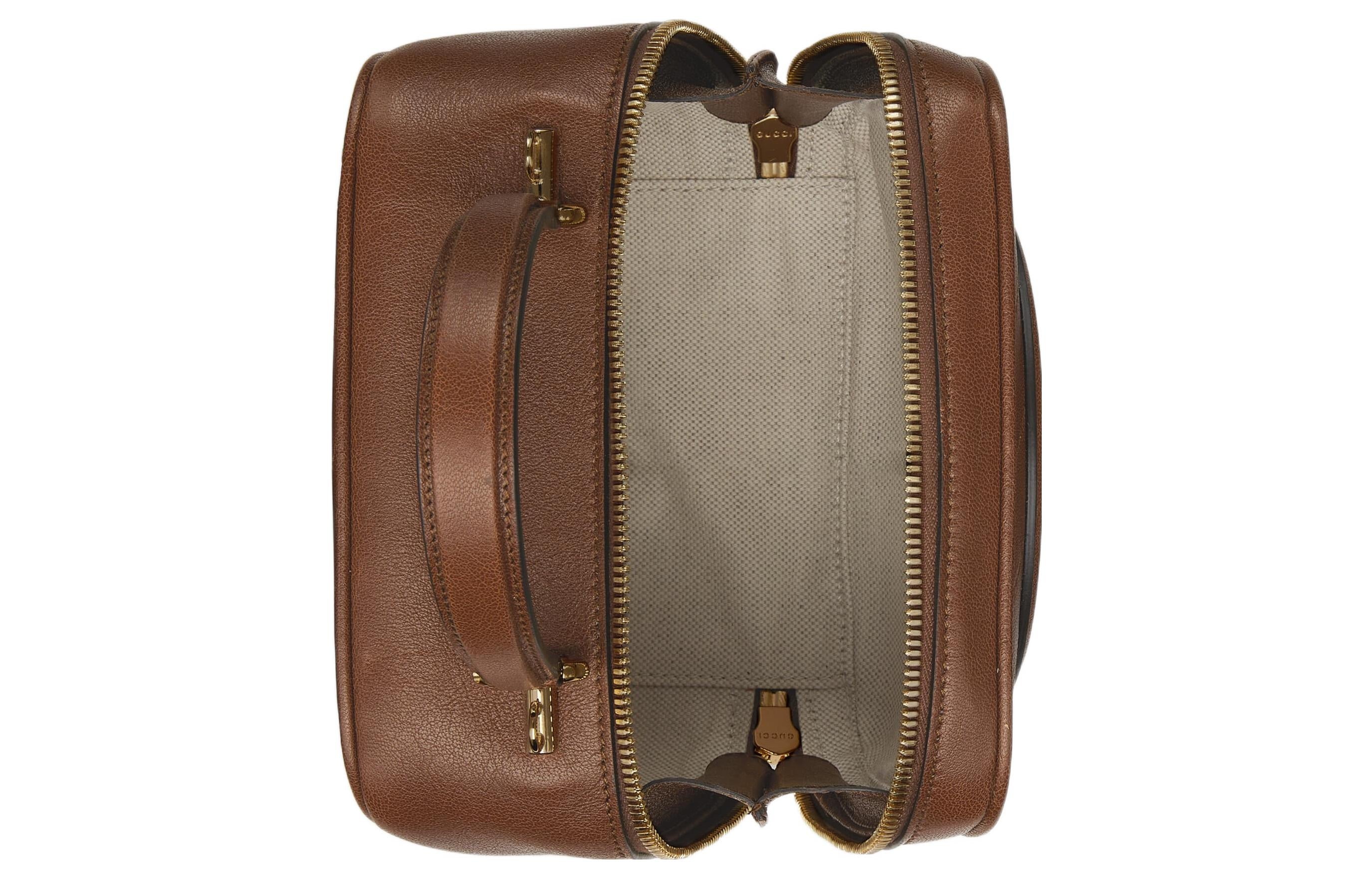 (WMNS) Gucci Blondie Top Handle Bag 'Brown' 744434-1IV0G-2535 - 6