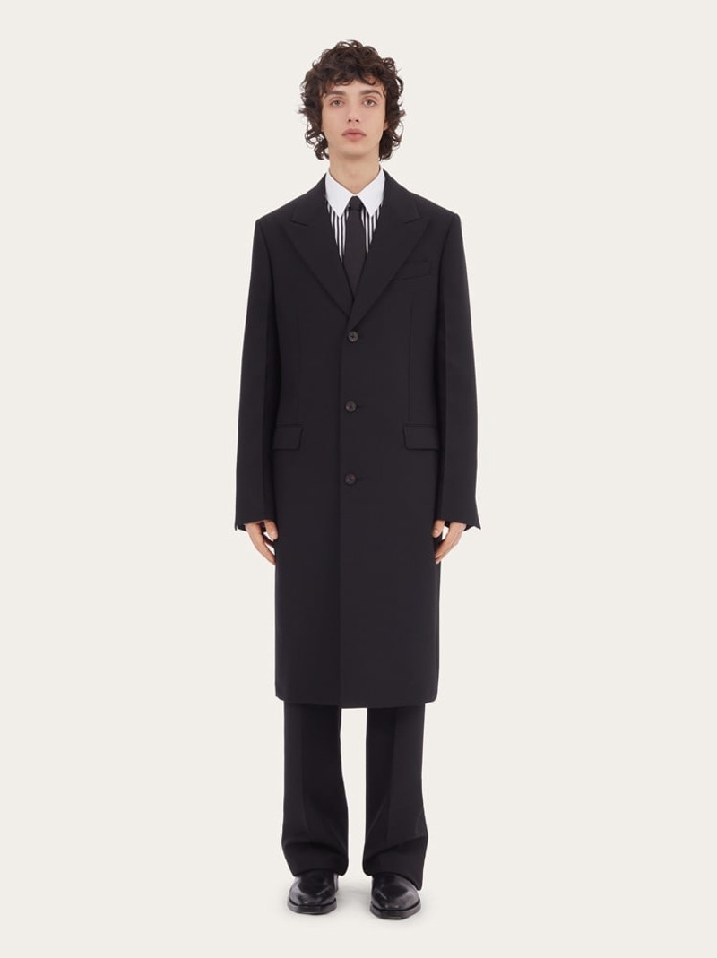 FERRAGAMO SINGLE BREASTED COAT outlook