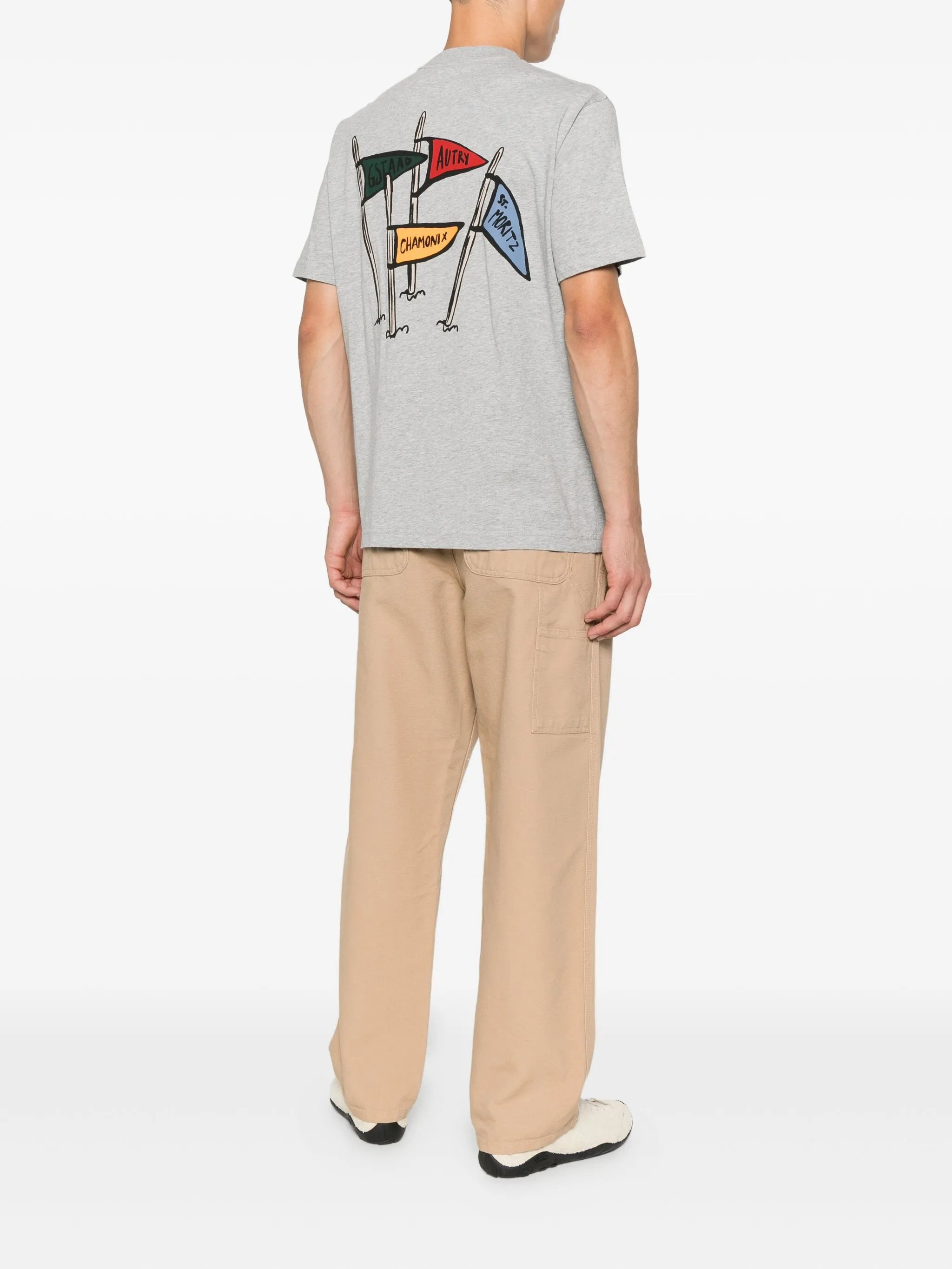 Autry Embroidered-logo T-shirt - 3