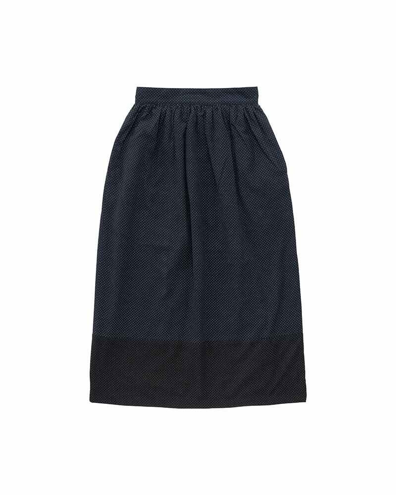 MAXI SKIRT KOFU (N.D.) INDIGO - 1