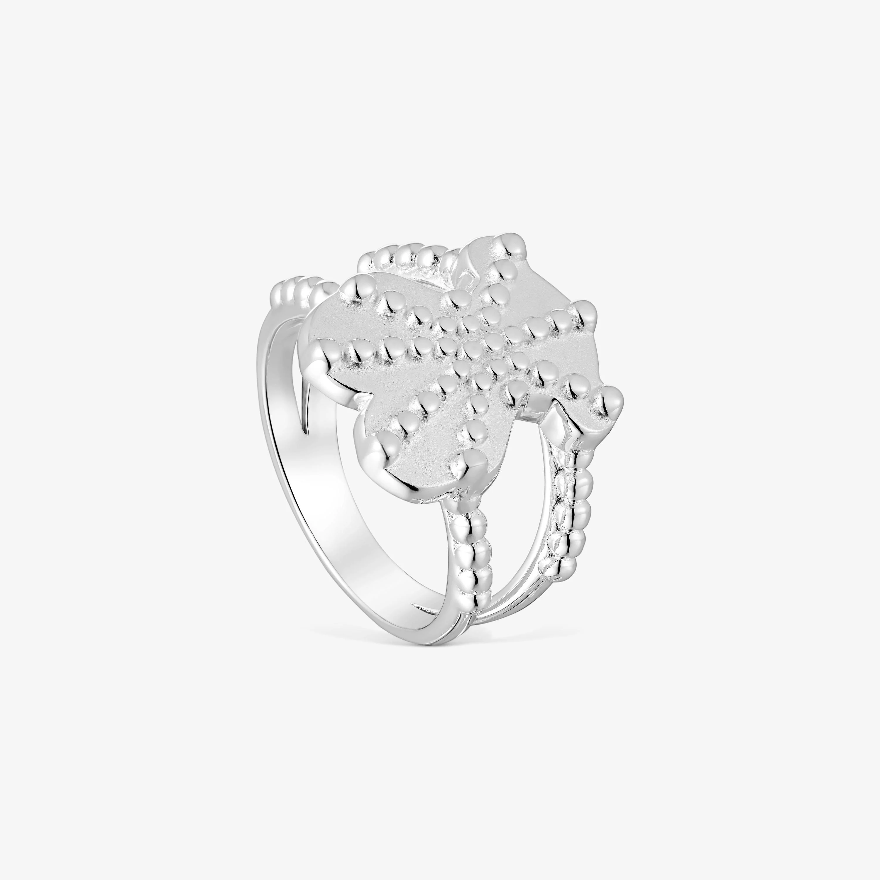 Large silver Ring with bear motif TOUS Grain - 1