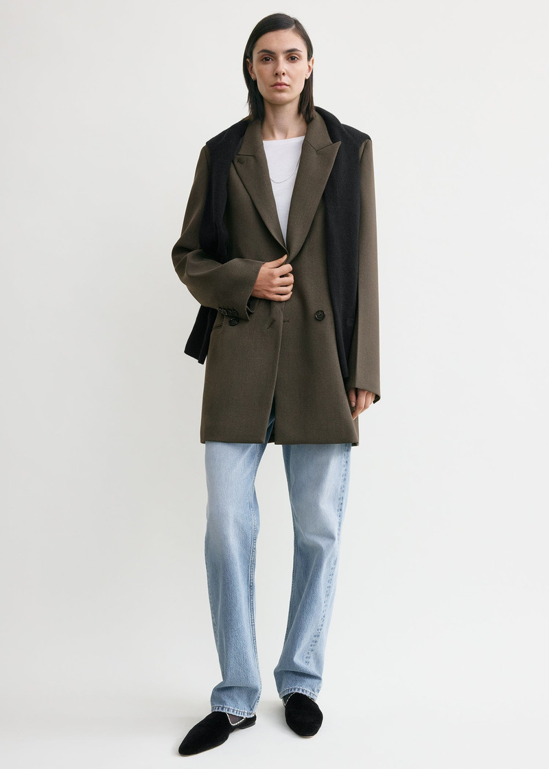 Totême Shield blazer forest outlook