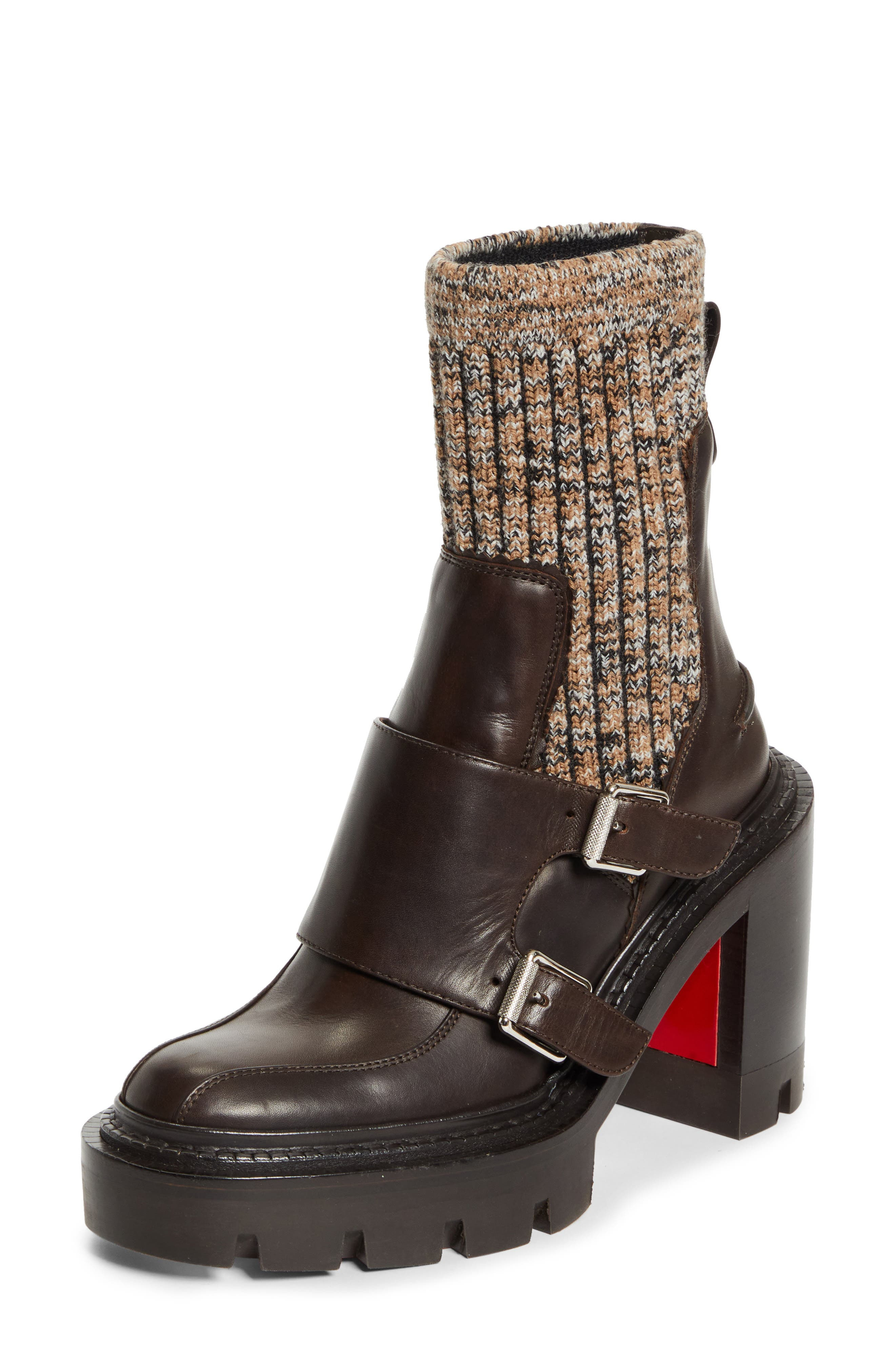 Christian Louboutin Cortinetta Chelsea Boot in Version Cafe at Nordstrom - 1