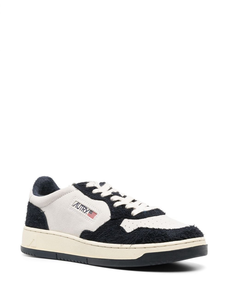 AUTRY Medalist two-tone suede sneakers outlook