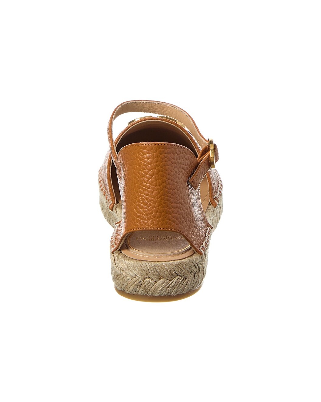 Valentino VLogo Signature Grainy Leather Espadrille - 3