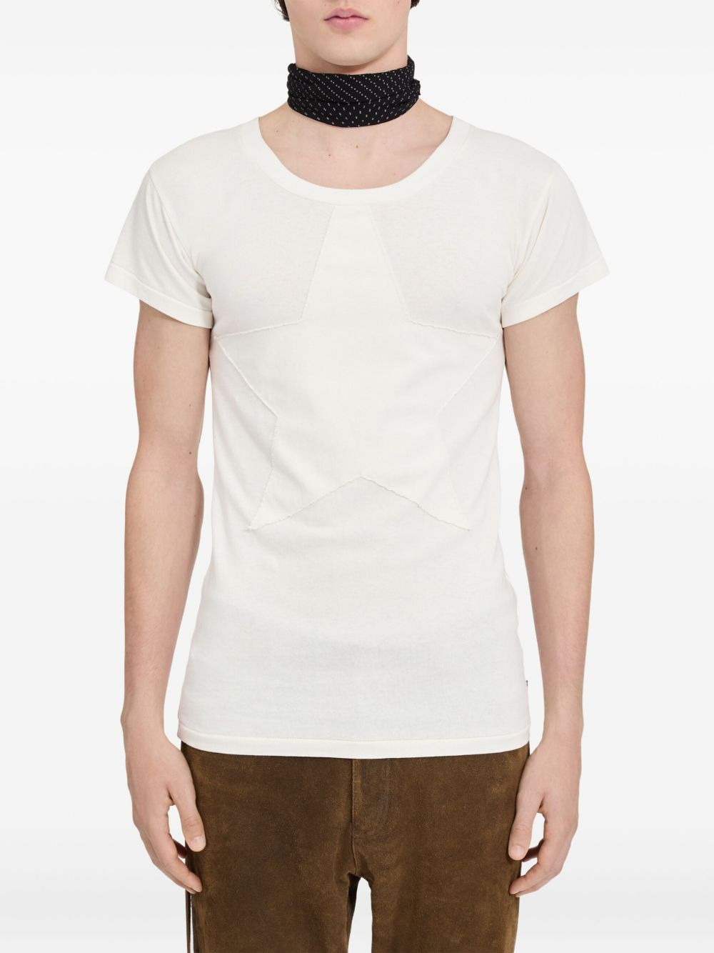 star-applique T-shirt - 5