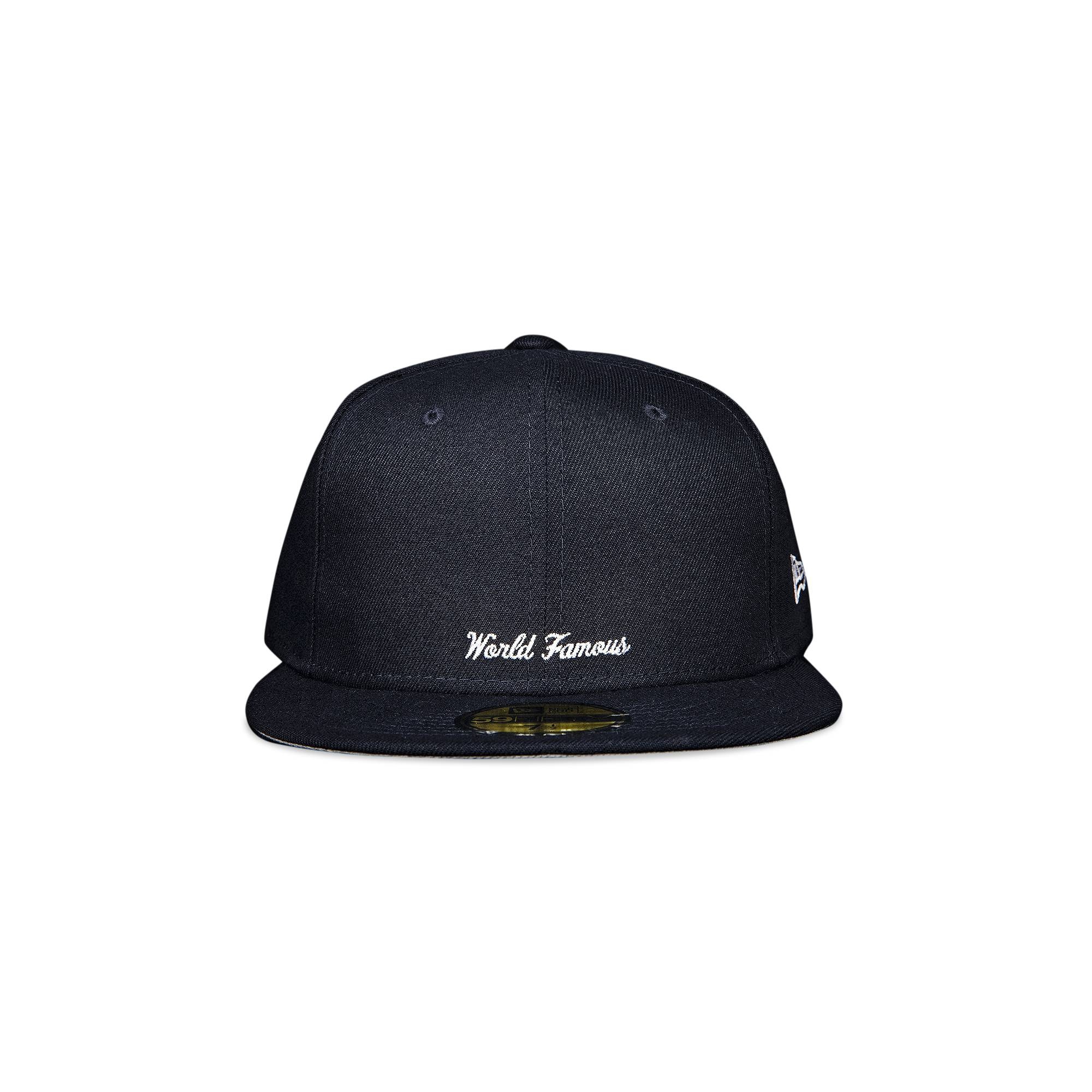 Supreme x New Era Reverse Box Logo Hat 'Navy' - 1