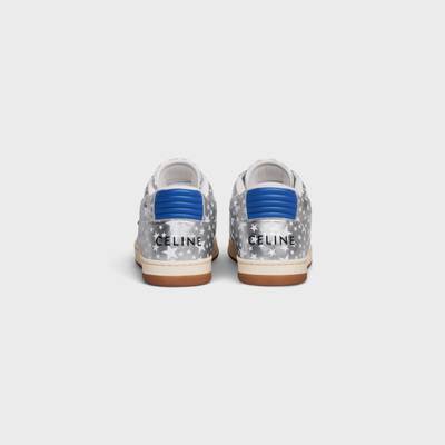 CELINE CT-02 MID SNEAKER WITH SCRATCH in STARS PRINTED METALLIC CALFSKIN AND CALFSKIN outlook