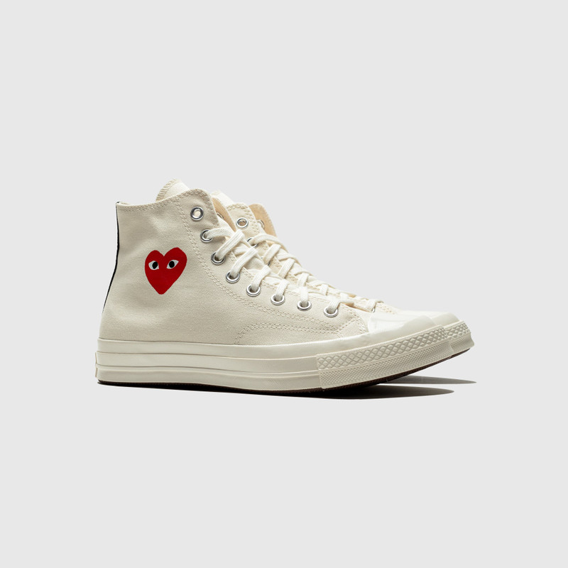 Comme des Garçons PLAY CHUCK TAYLOR ALL-STAR '70 HI "MILK SINGLE HEART" outlook