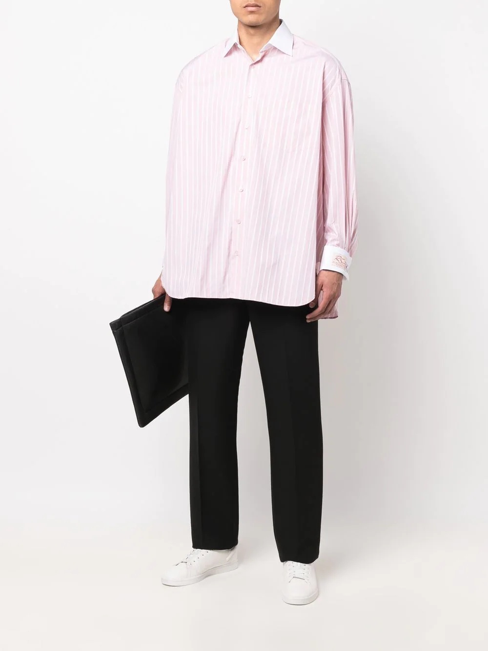 striped long-sleeve shirt - 2