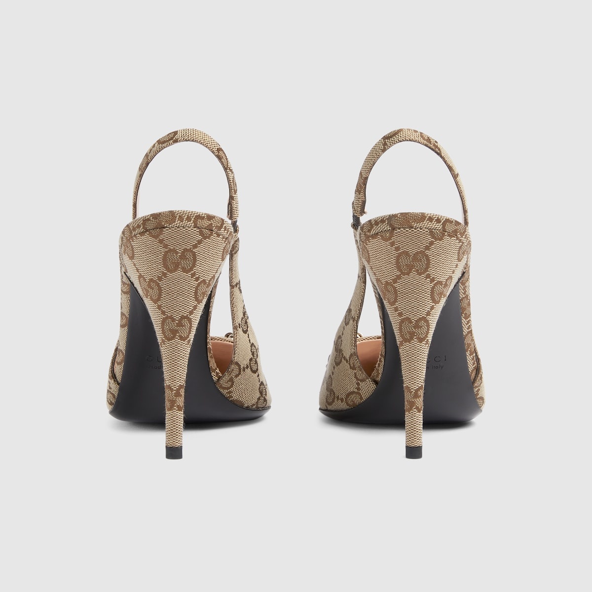 Women's GG canvas slingback pump - 4