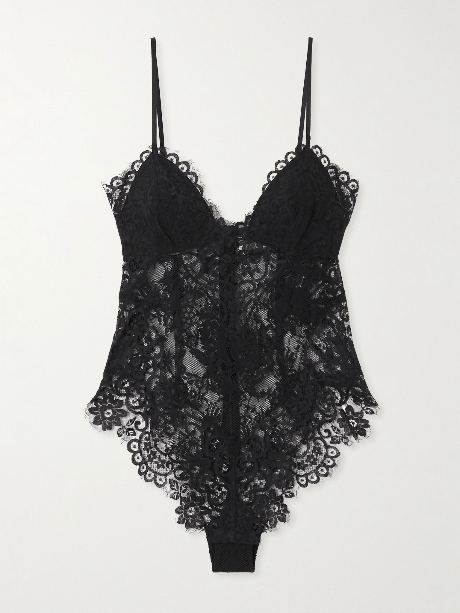Lace bodysuit Black - 1