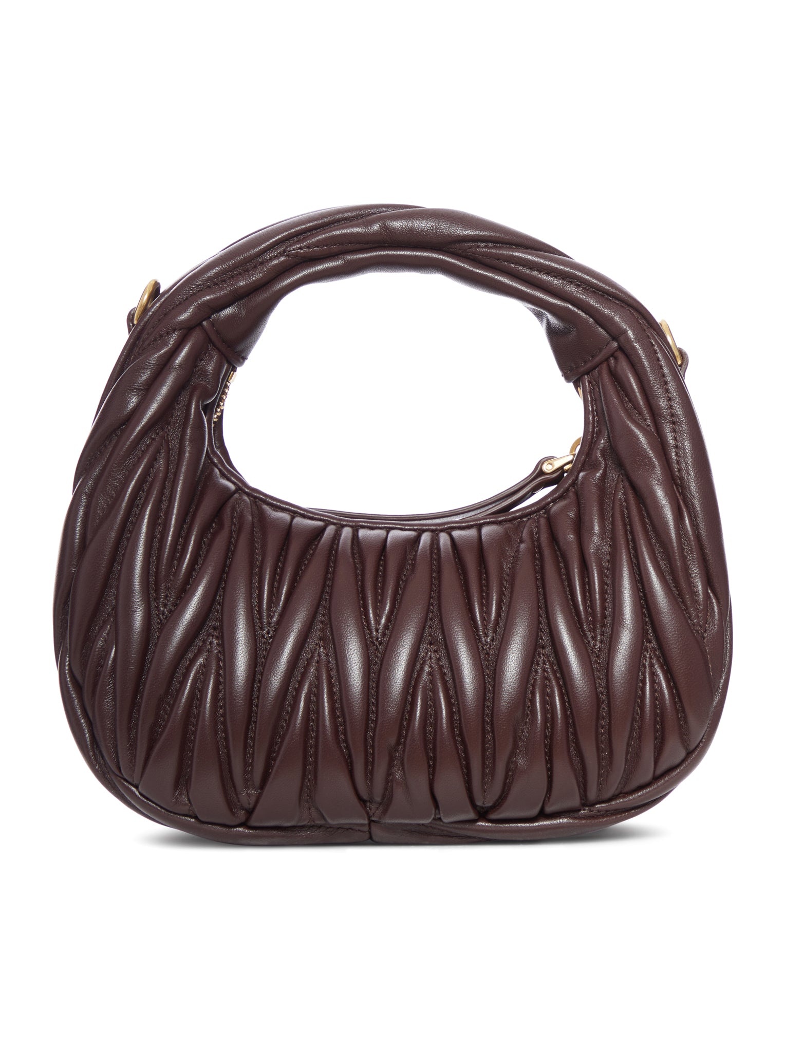 WANDER MINI HOBO BAG IN QUILTED NAPPA - 3