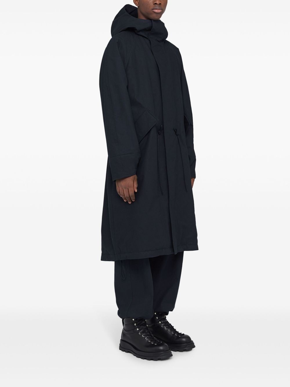 hooded padded parka coat - 3