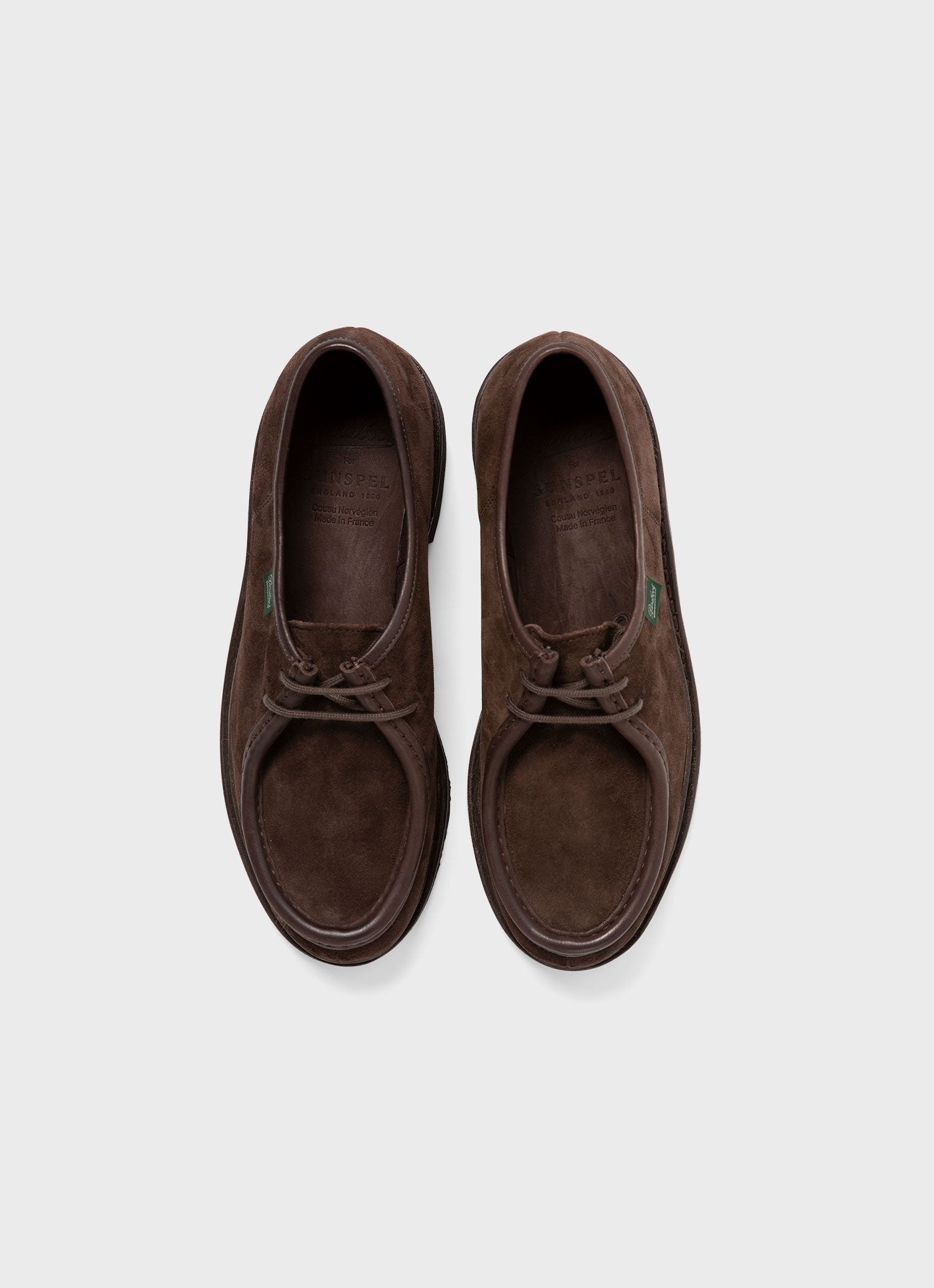 Paraboot x Sunspel Suede Michael Shoe - 4