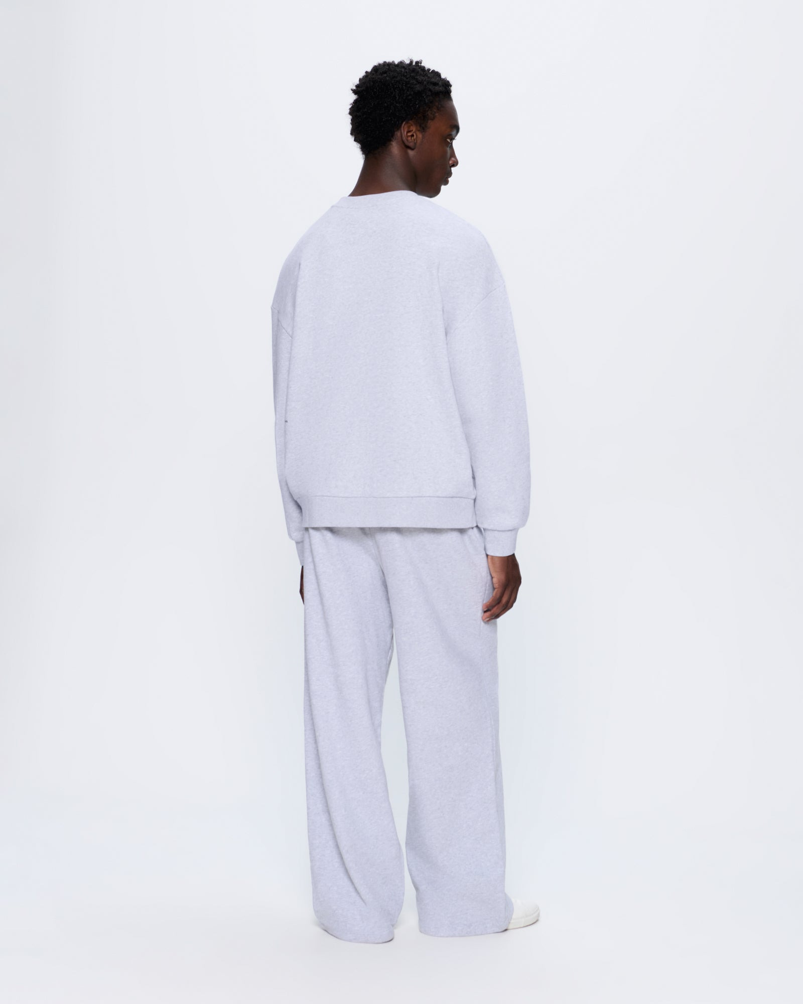 Mens 365 Midweight Straight Leg Track Pants - Grey Marl - 5