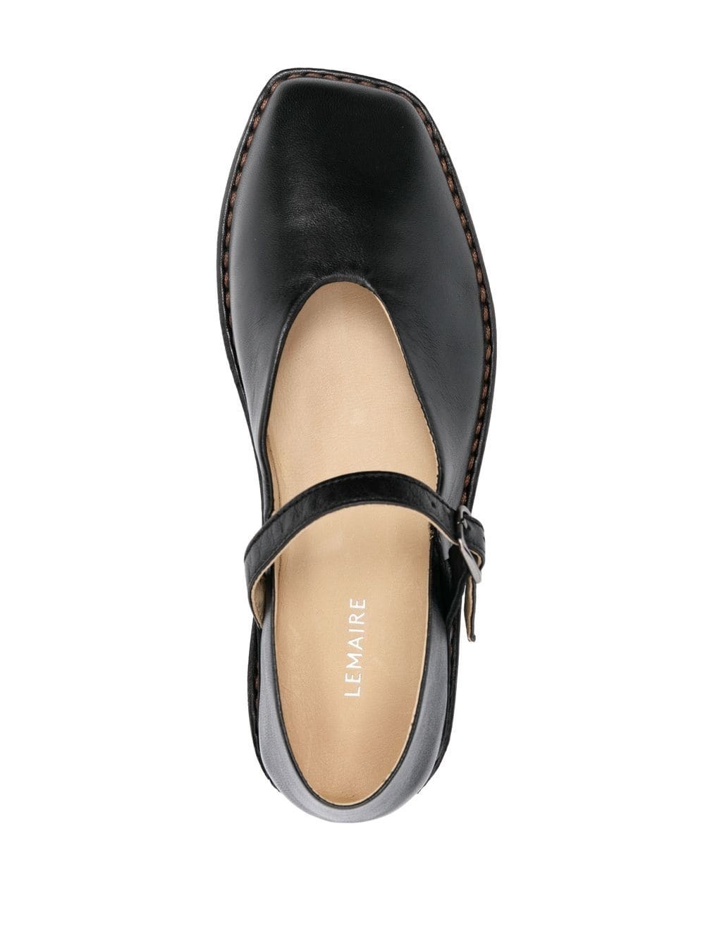 square-toe loafers - 4