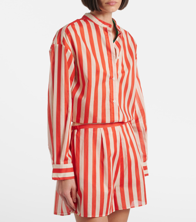ERES Duetto striped cotton voile shirt outlook