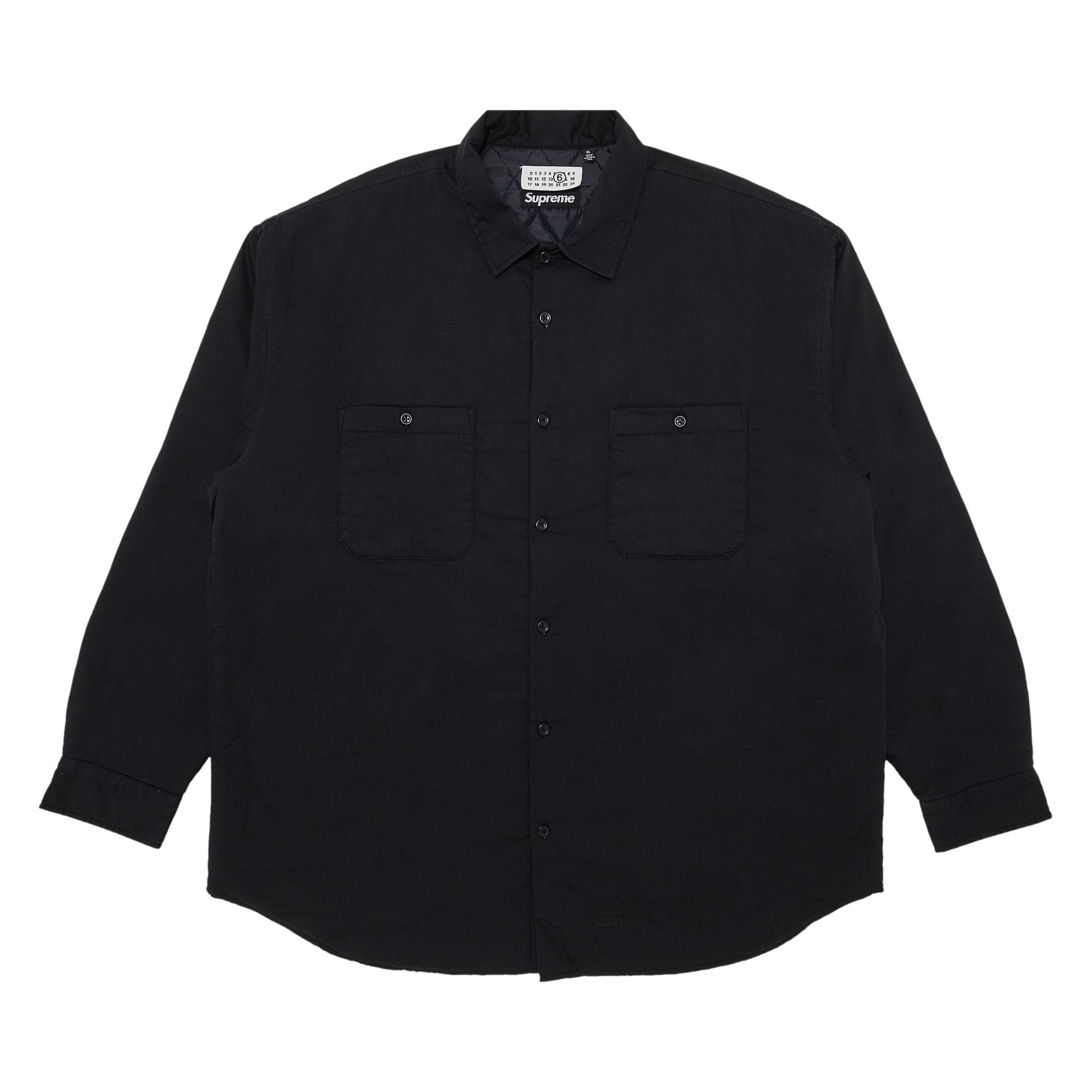 Supreme Supreme x MM6 Maison Margiela Padded Shirt 'Black' | REVERSIBLE
