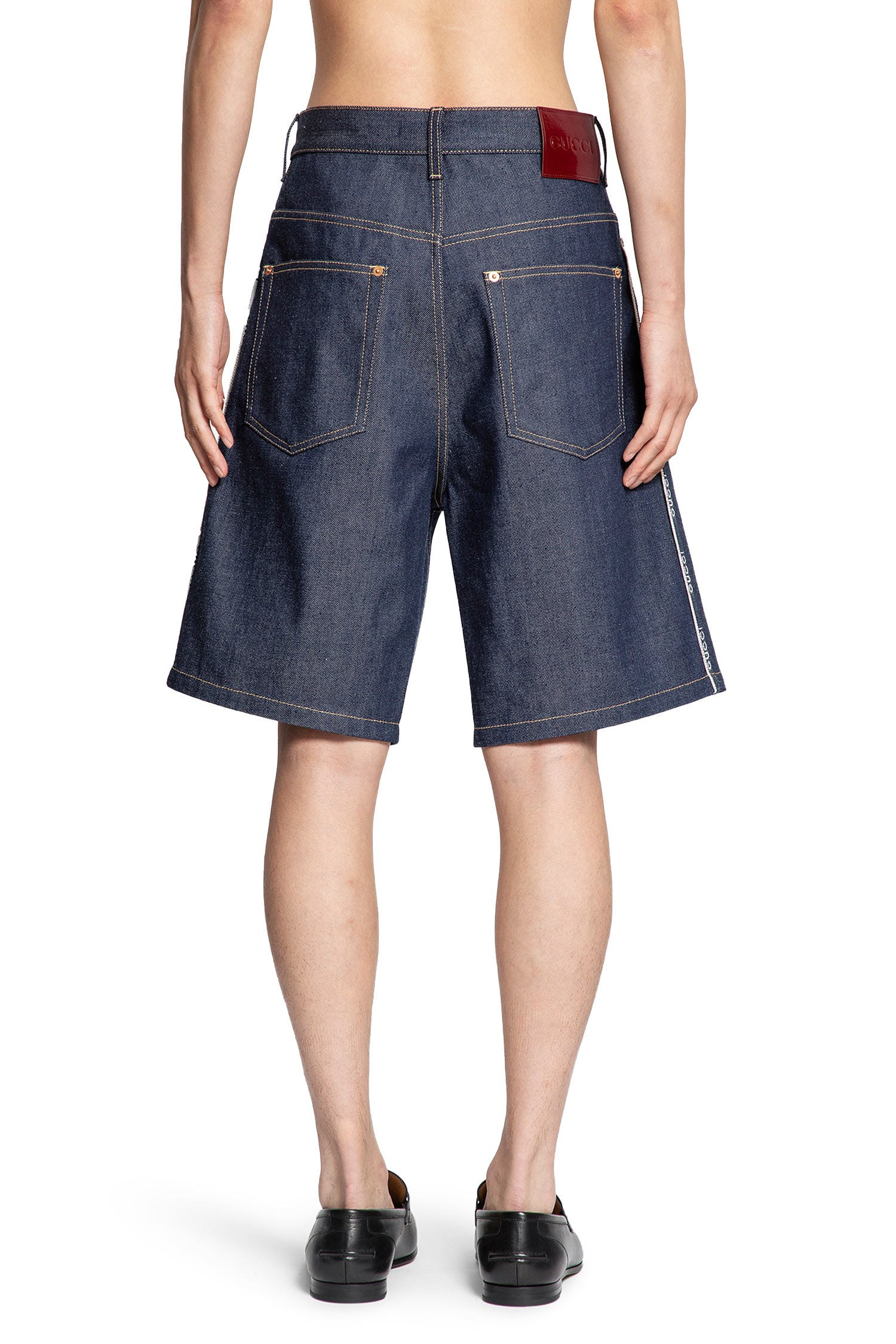 Cotton-Selvedge-Denim-Shorts - 3