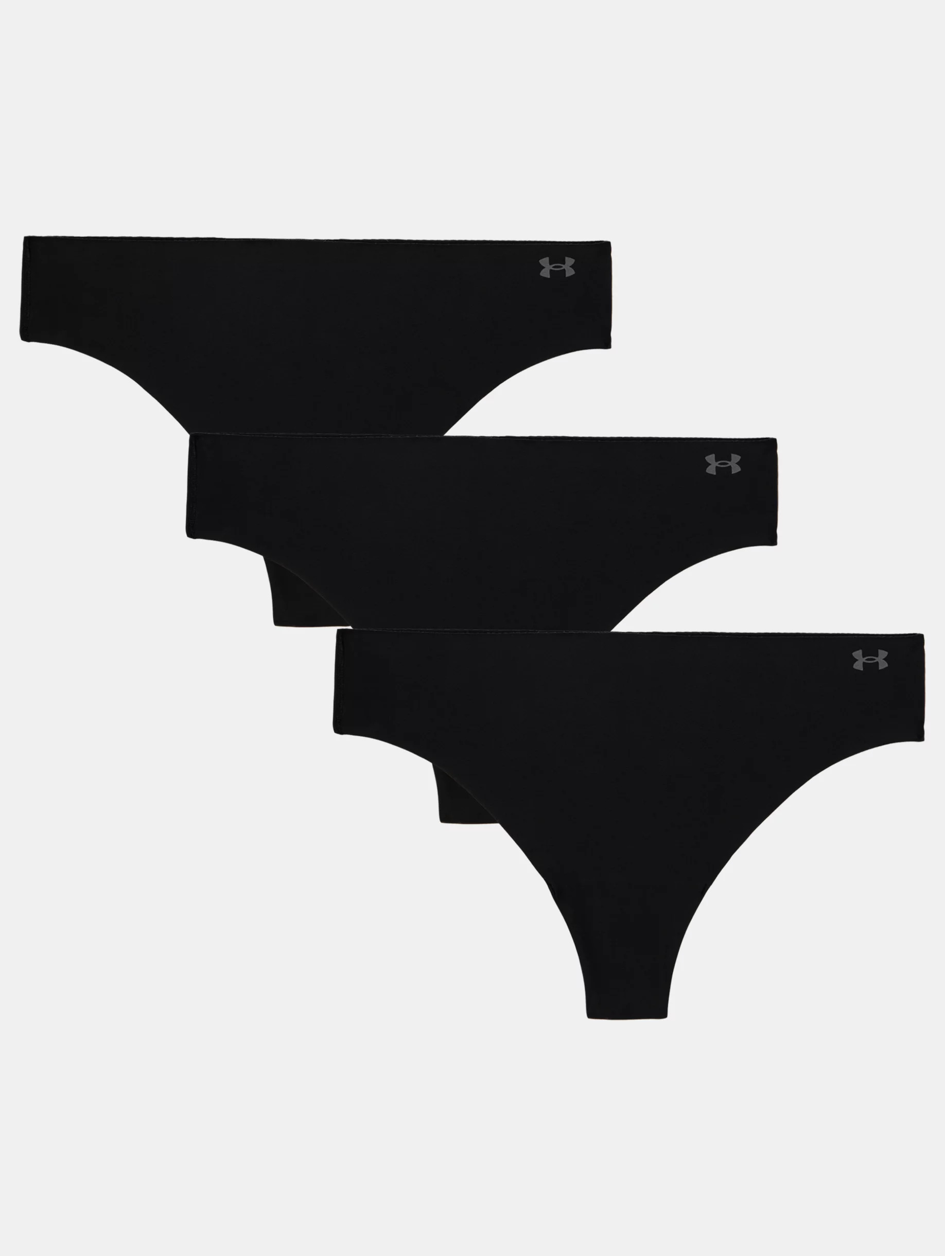 Women's UA Pure Stretch 3-Pack No Show Thong - 4