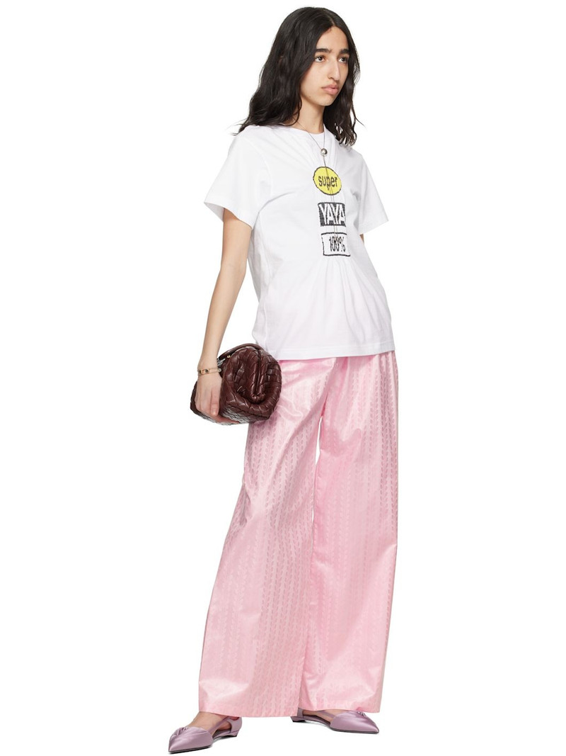 SUPER YAYA Pink Noucki Judo Trousers outlook