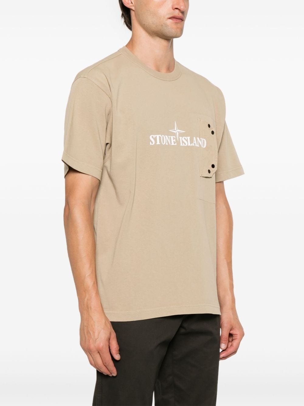 logo-print T-shirt - 3