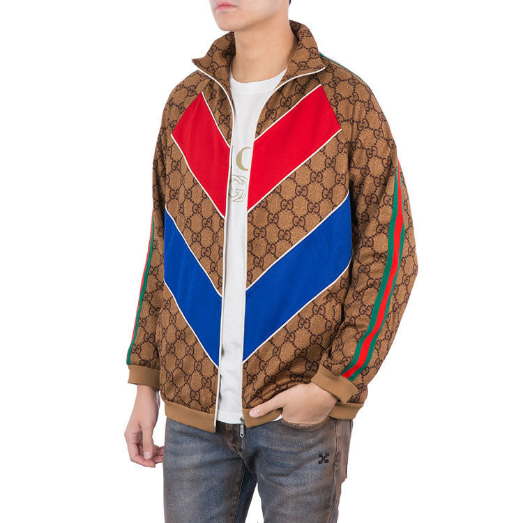 Gucci GG Plain Knit Jacket For Men Brown 523488-X9V34-2035 - 5