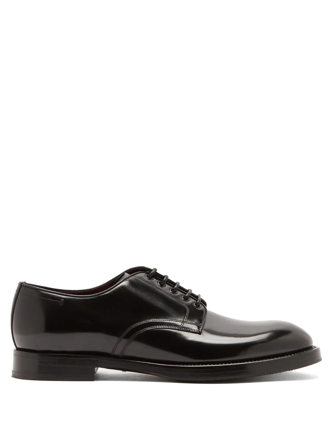 Giotto spazzolato-leather Derby shoes - 1