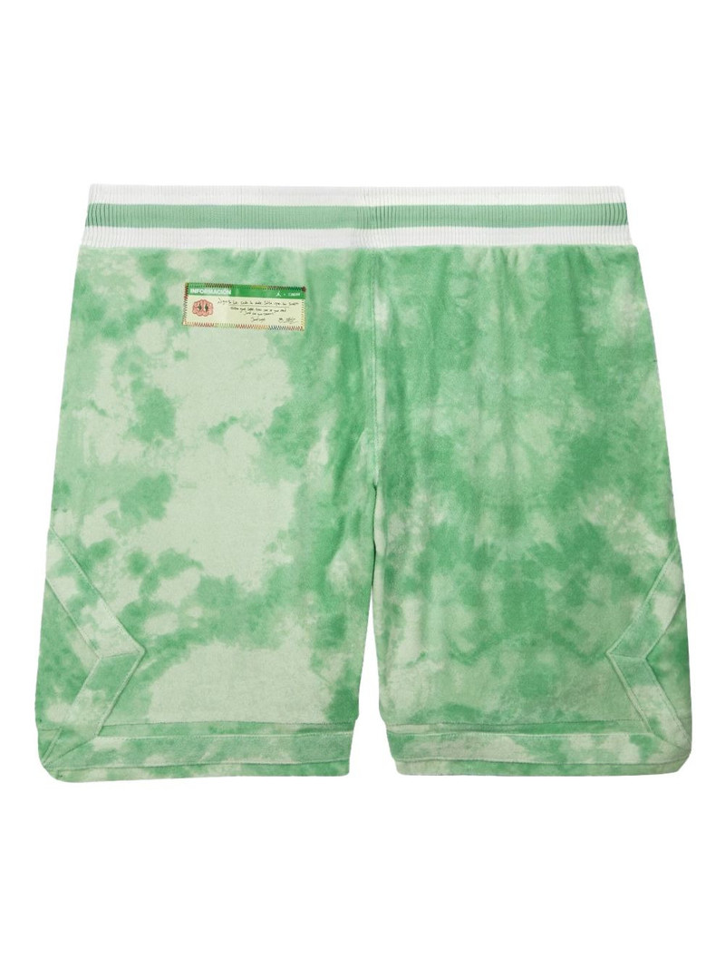 Jordan x J Balvin tie-dye shorts outlook