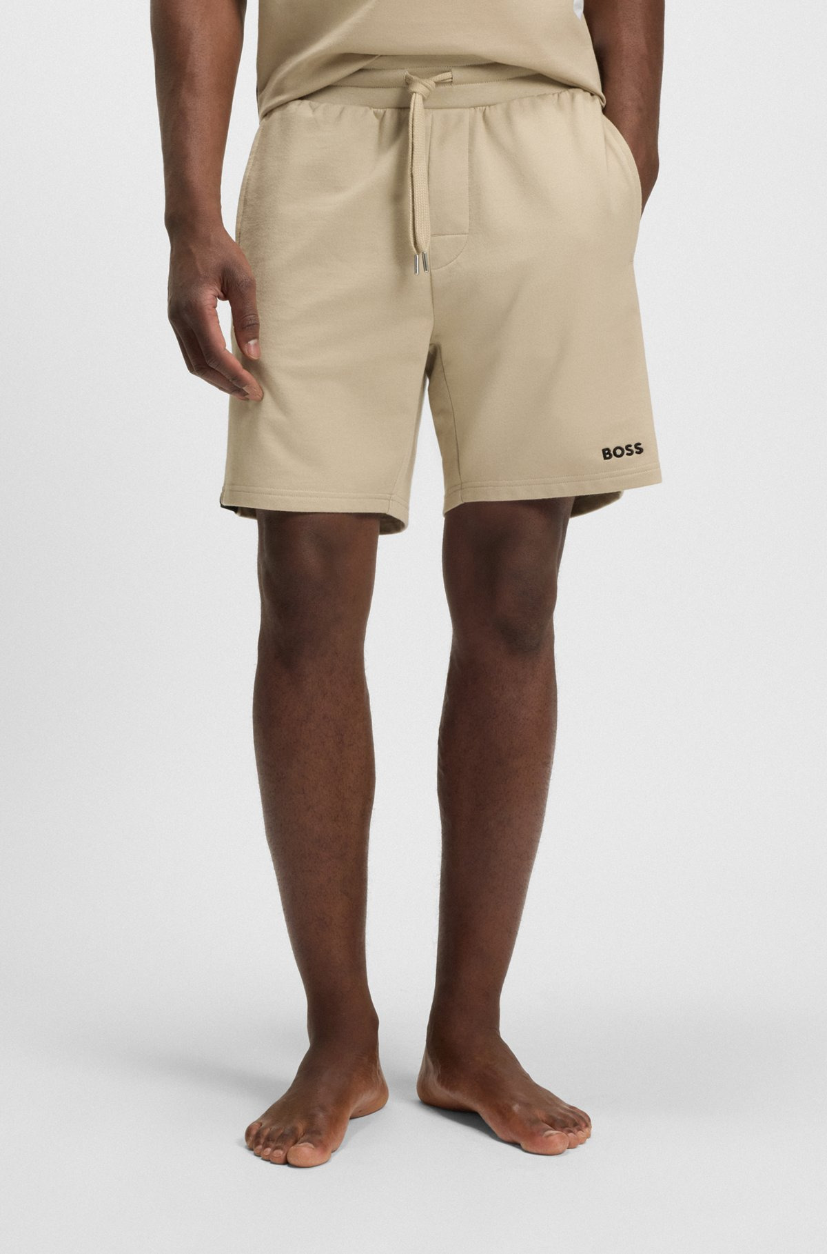 COTTON-TERRY SHORTS WITH SIGNATURE-STRIPE SIDE PANELS - 2