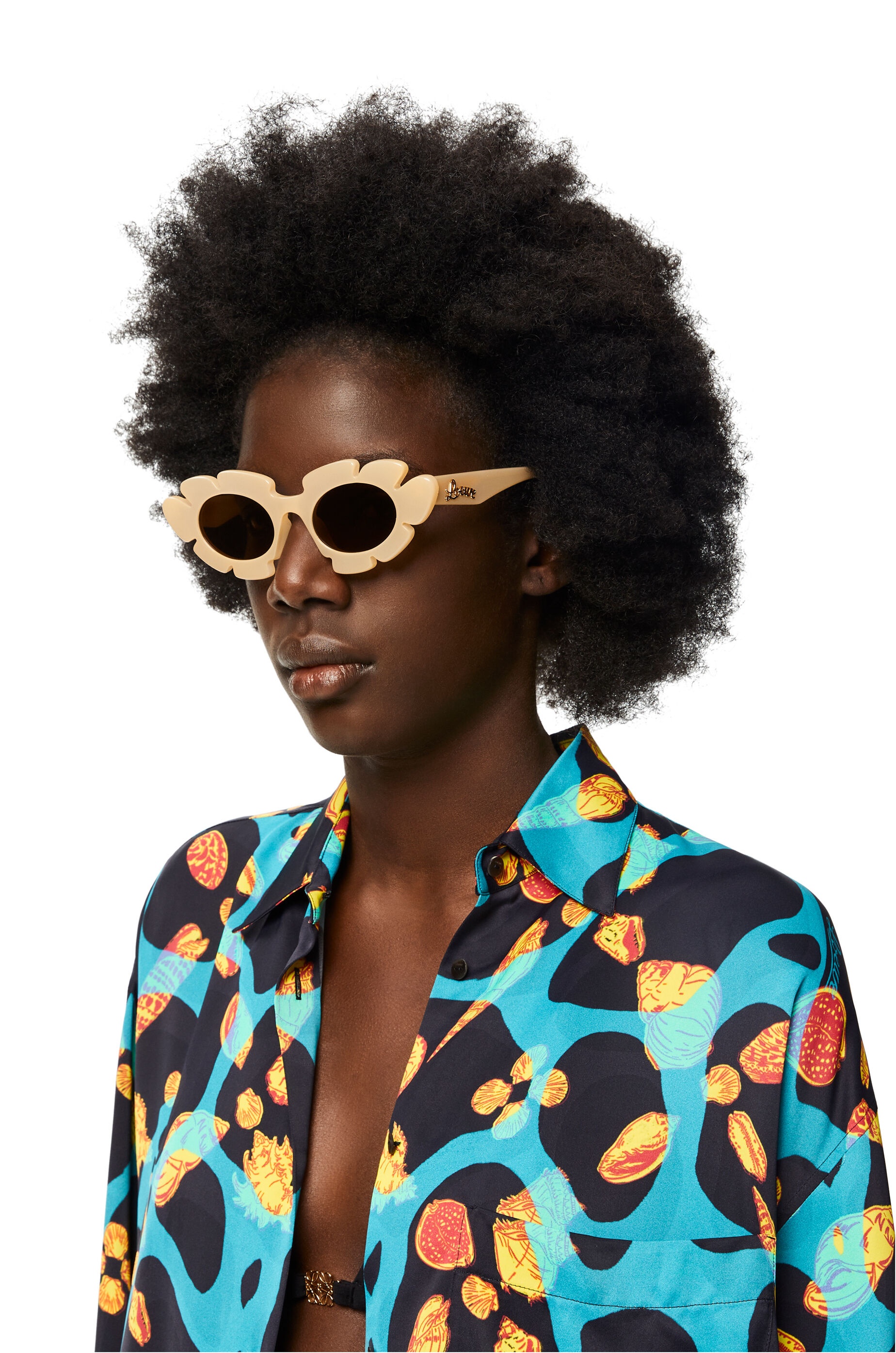 Flower sunglasses in injected nylon - 2