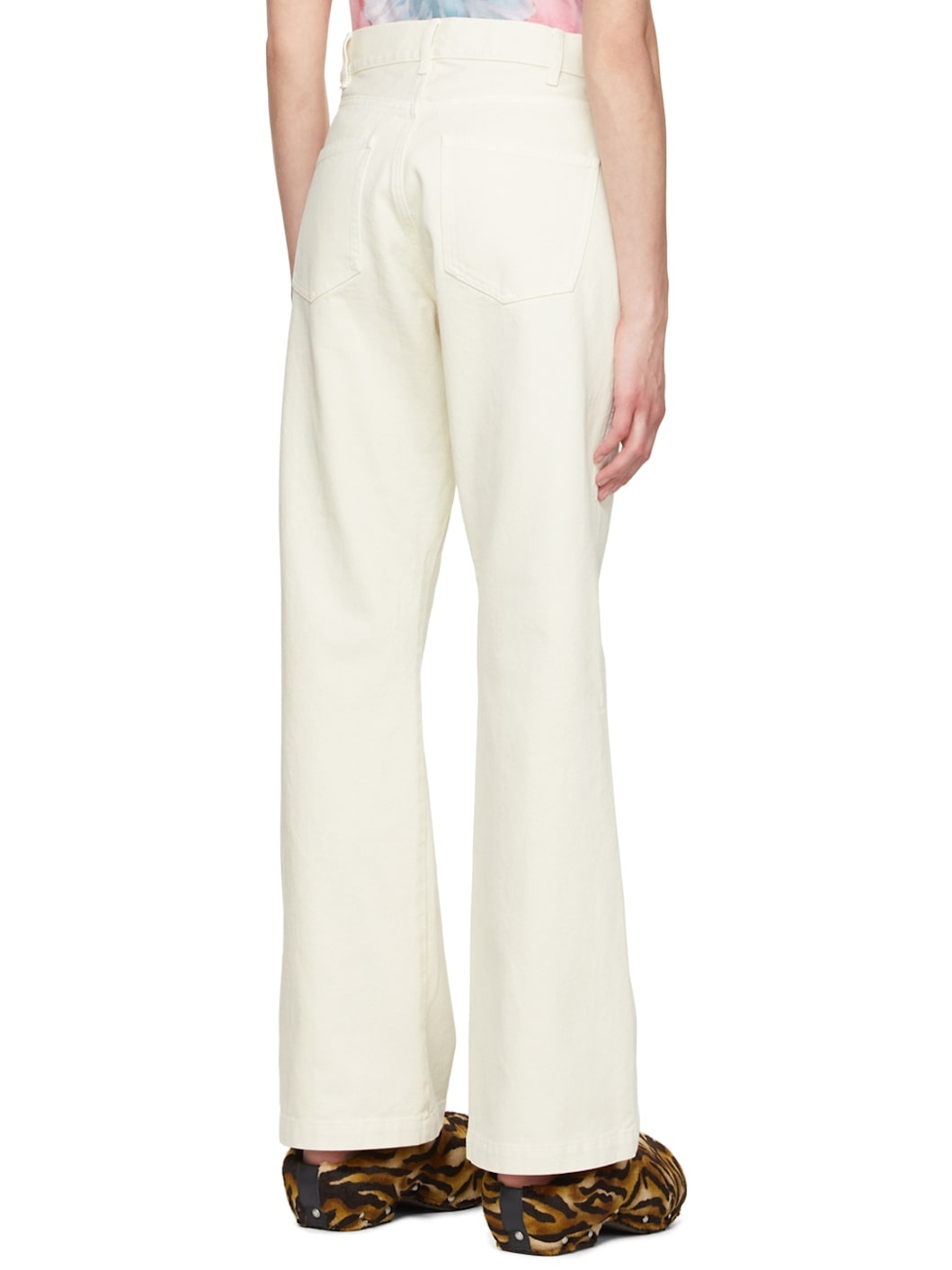 Off-White Flared Trousers - 3