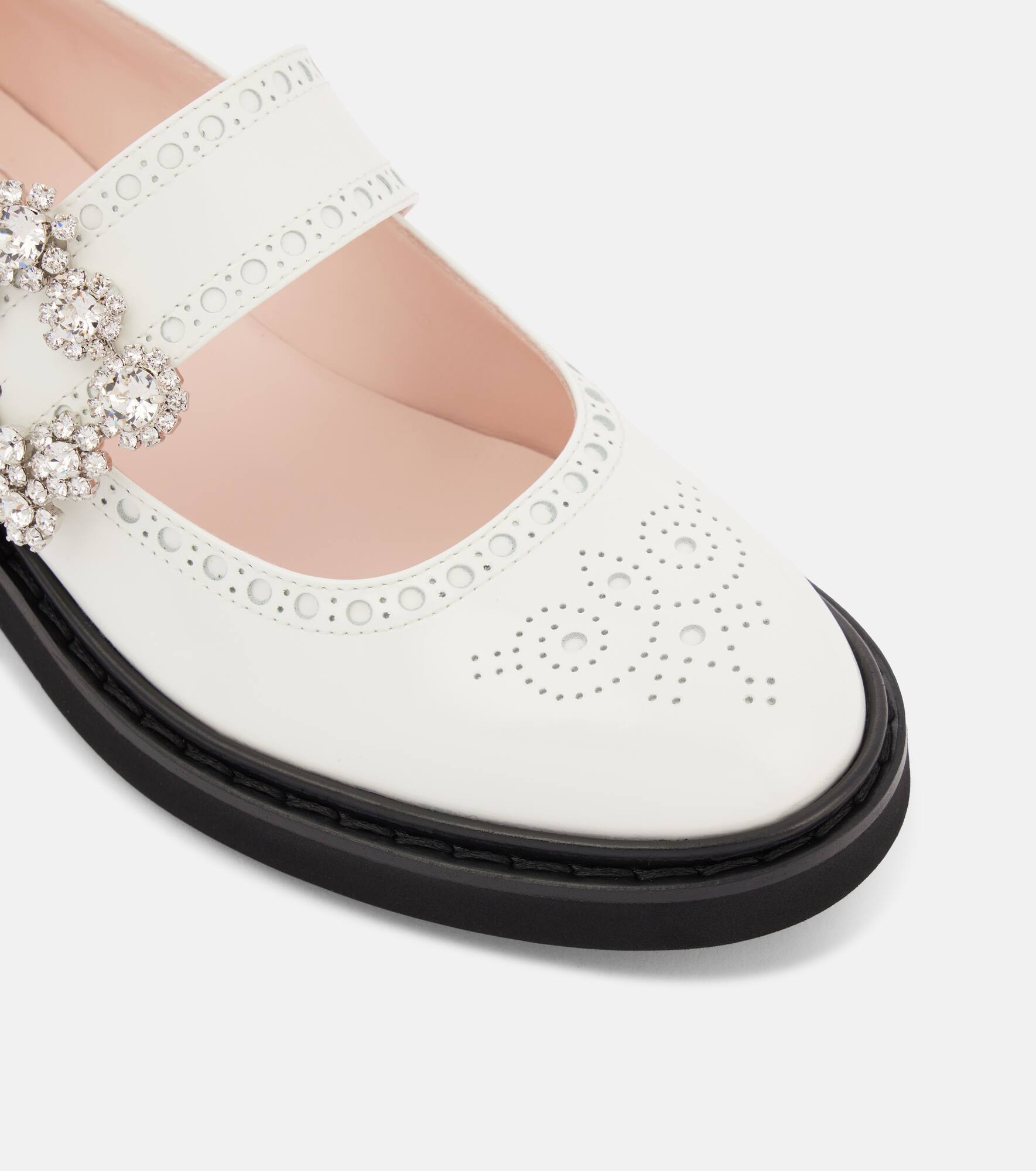 Viv' Rangers Flower leather Mary Jane flats - 5