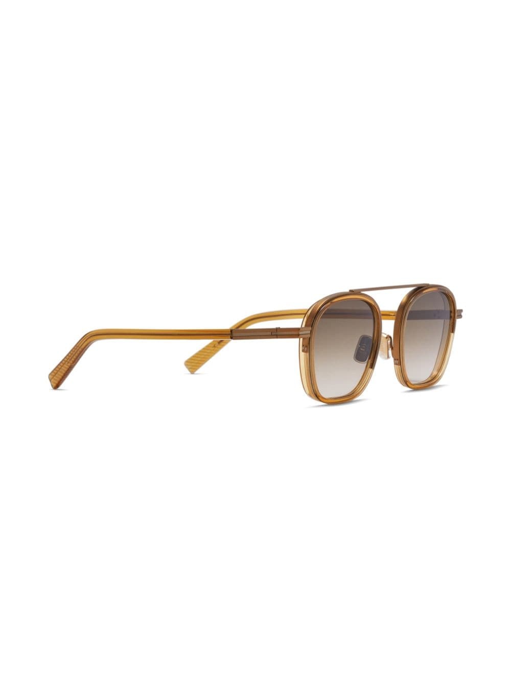 transparent acetate-metal sunglasses - 2