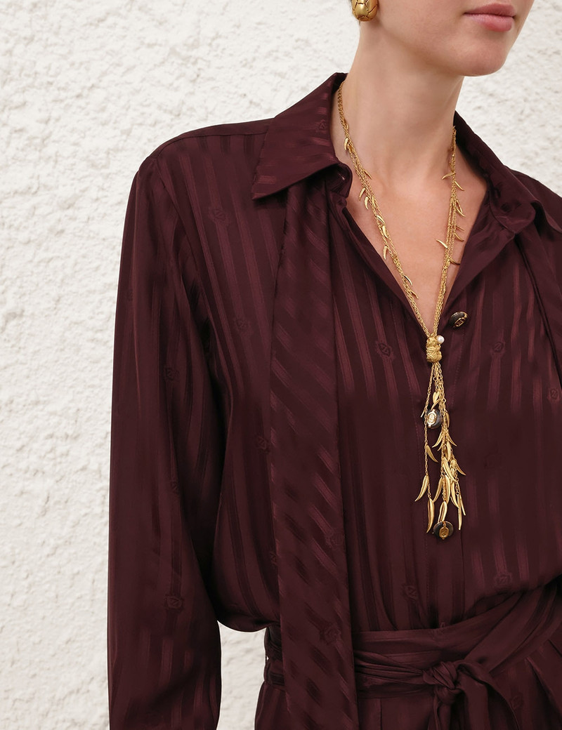LUNA JACQUARD RELAXED SHIRT 5