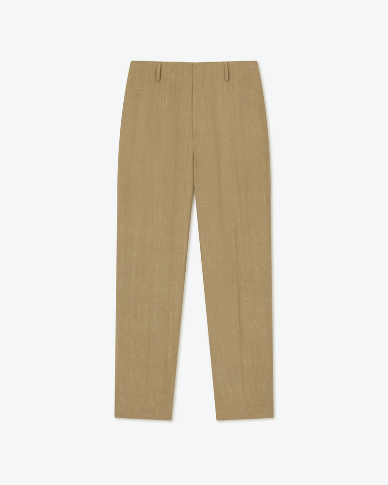LOIC - Silk-blend tweed pants - Wax 1