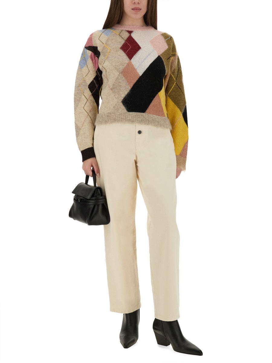 Moschino Women Mesh With Diamond Pattern - 4