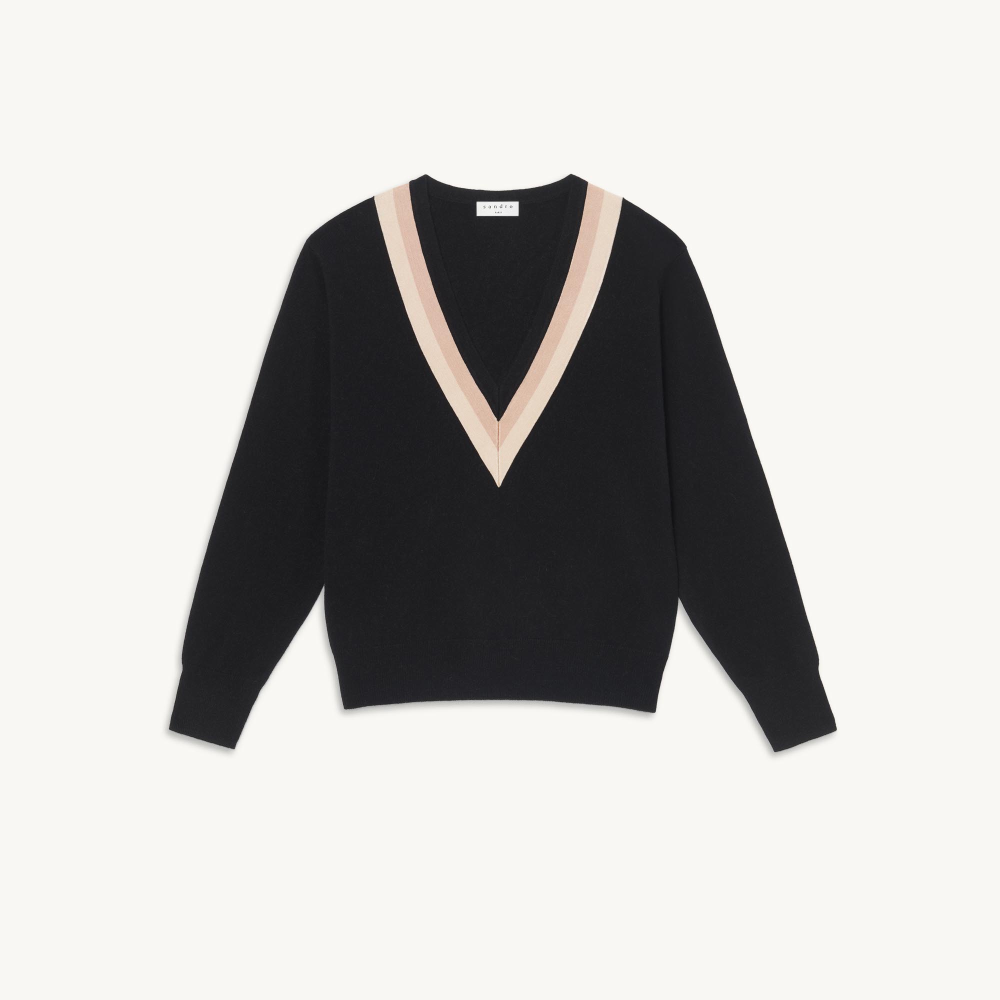 V-neck sweater - 1