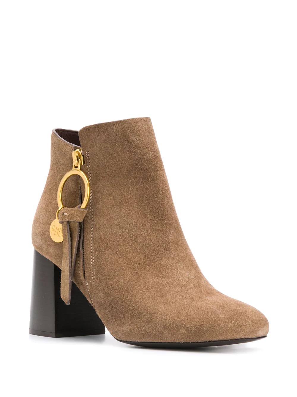 Louise logo charm ankle boots - 2