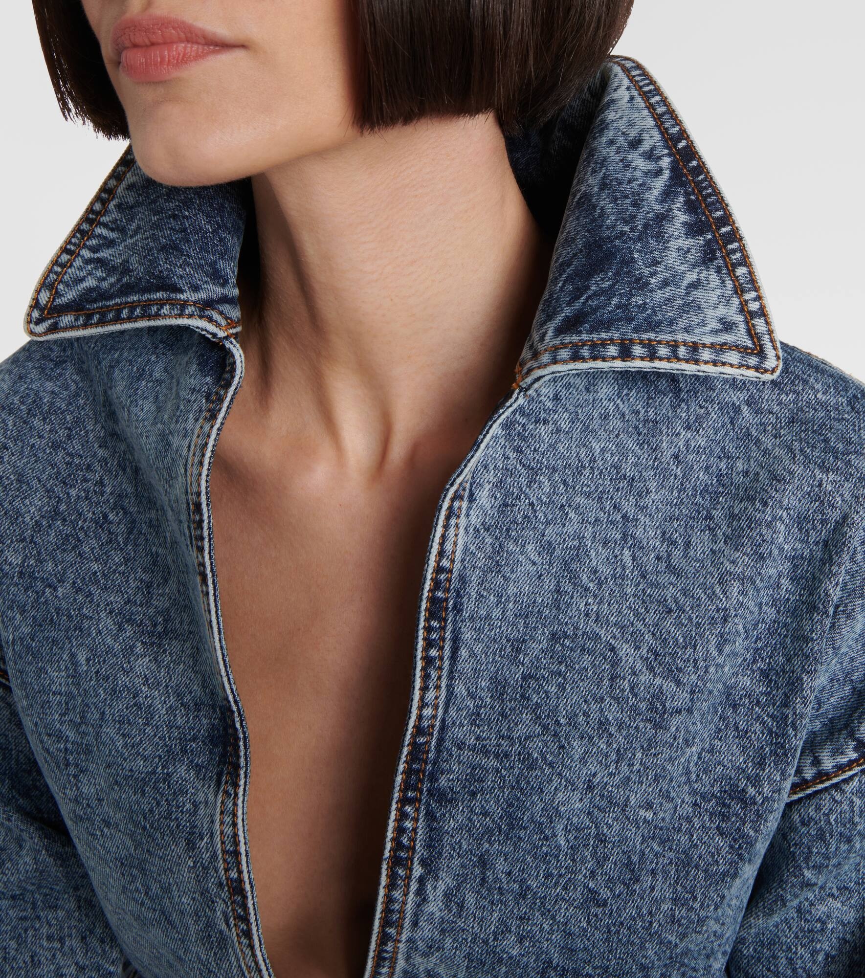 Spiral denim jacket - 4