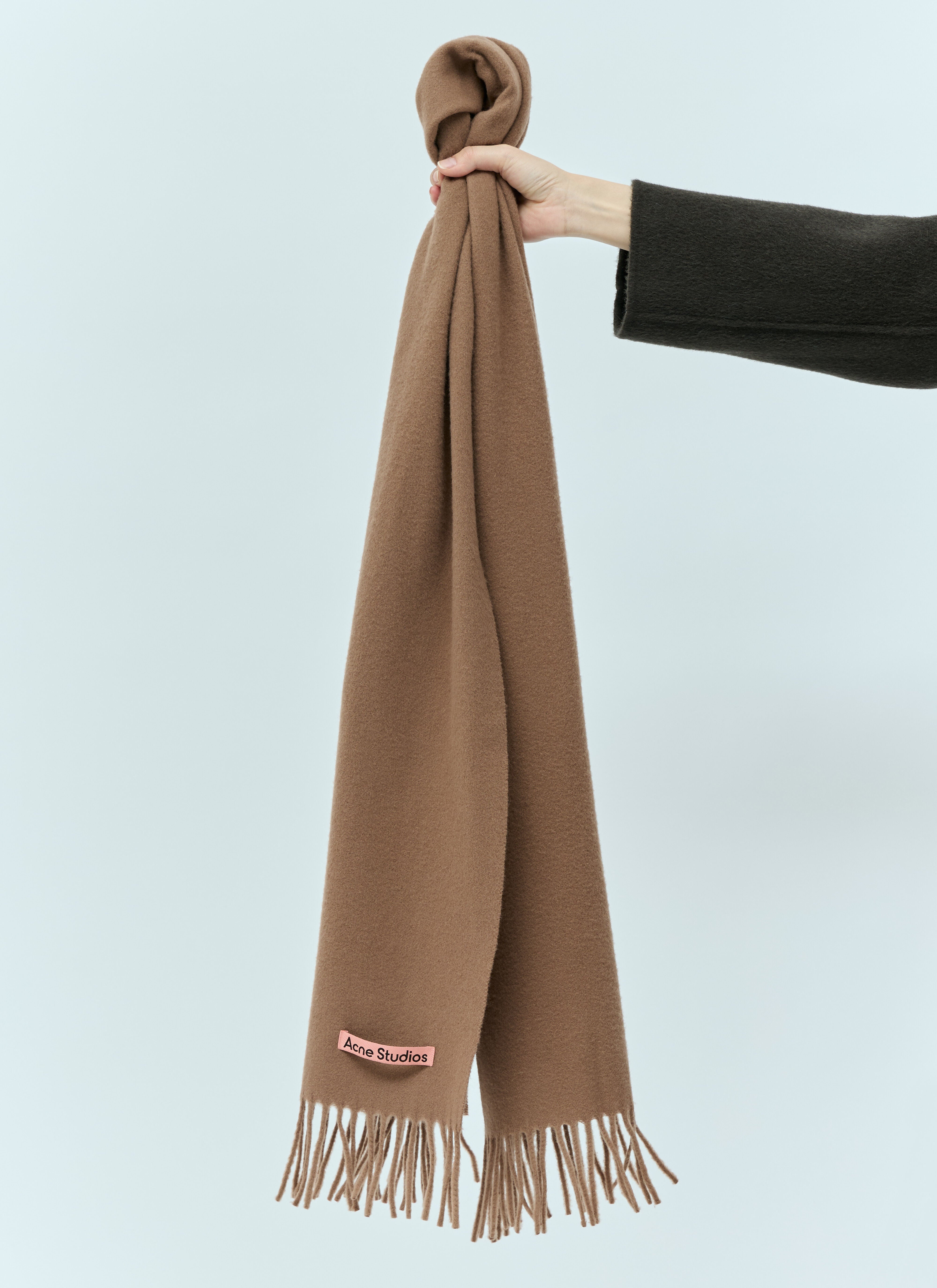 Acne Studios Women Fringe Wool Scarf - 1