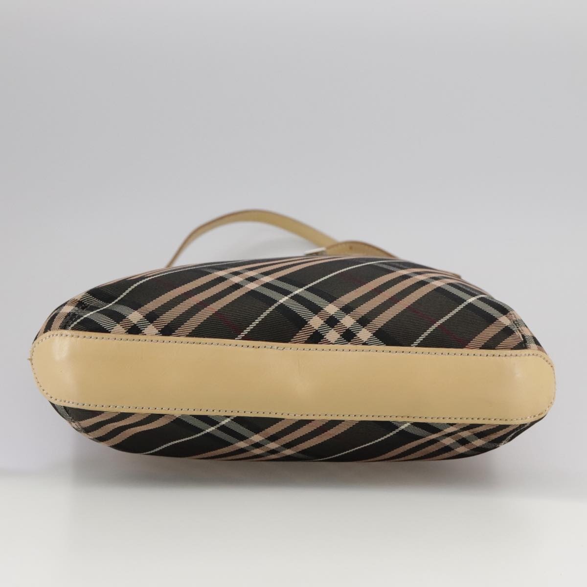 Burberry Nova Check Blue Label Shoulder Bag Canvas Brown - 10