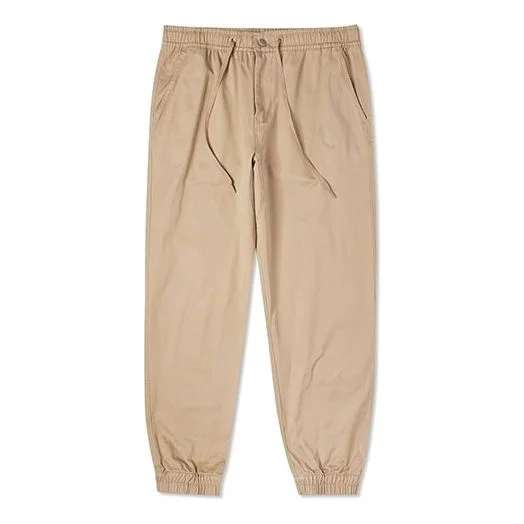 Men's Converse Solid Color Bundle Feet Sports Pants/Trousers/Joggers Khaki 10023502-A03 - 1