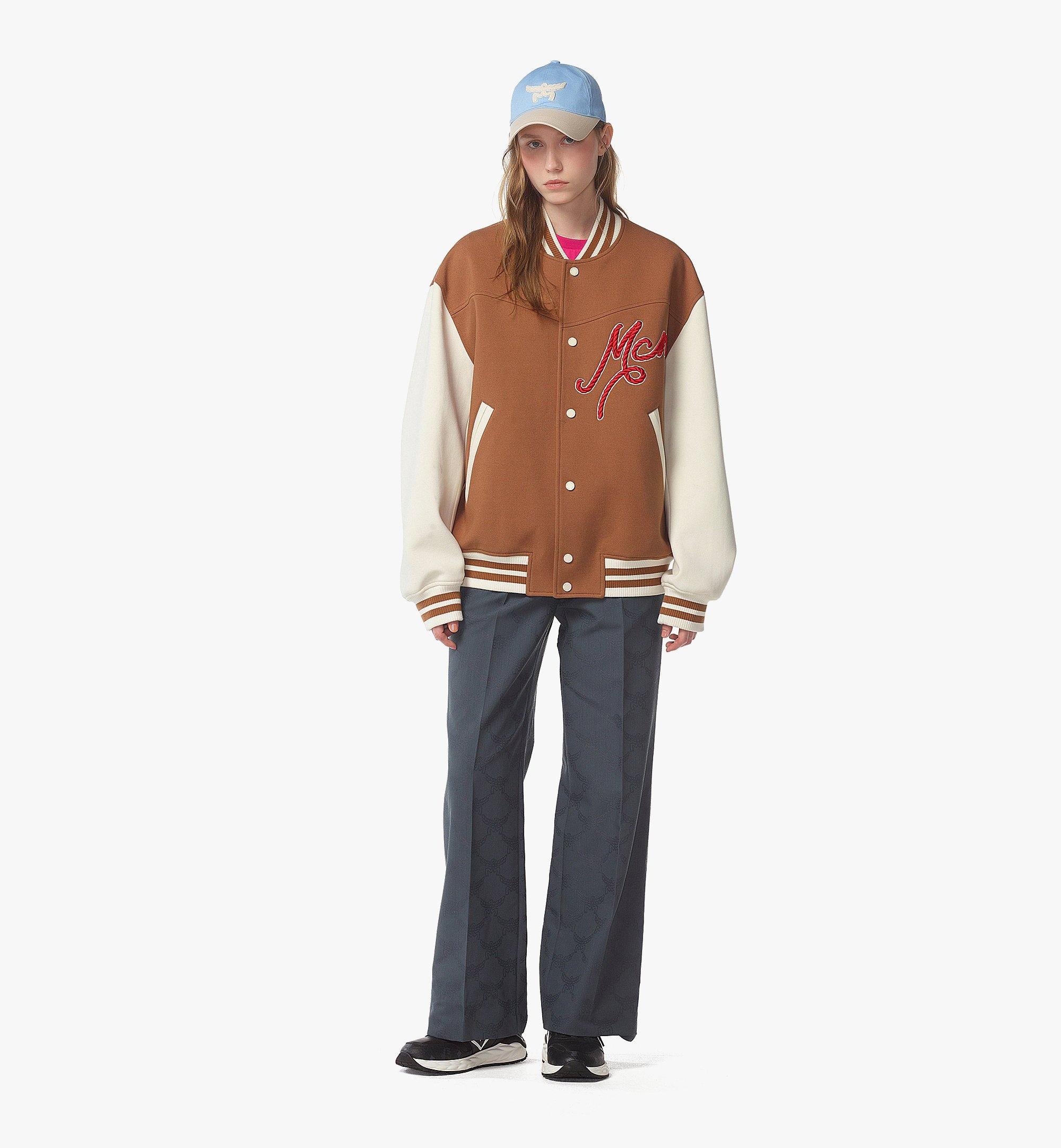 Logo Embroidered Varsity Jacket - 6