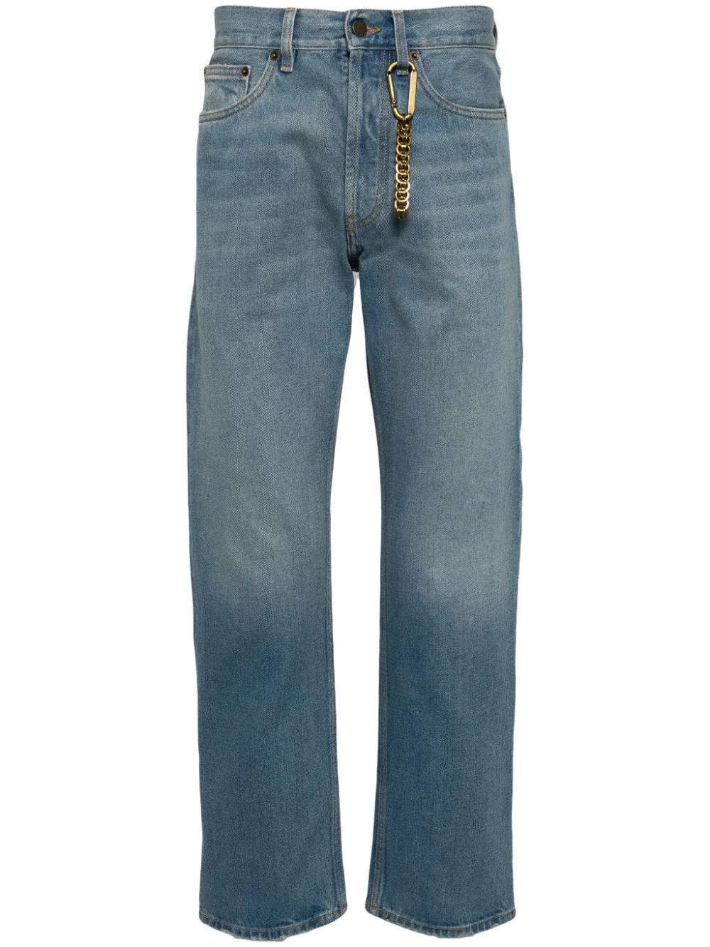 Larry mid-rise straight-leg jeans - 1