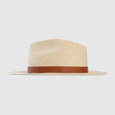 GUCCI Raffia wide-brimmed hat outlook