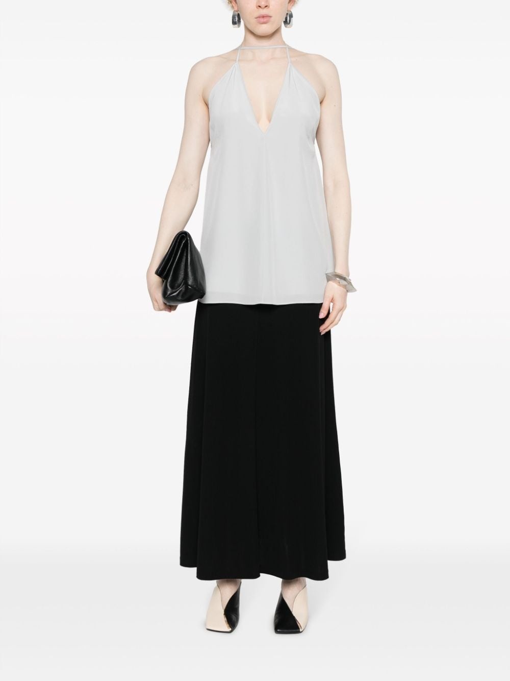 high-waisted midi skirt - 2