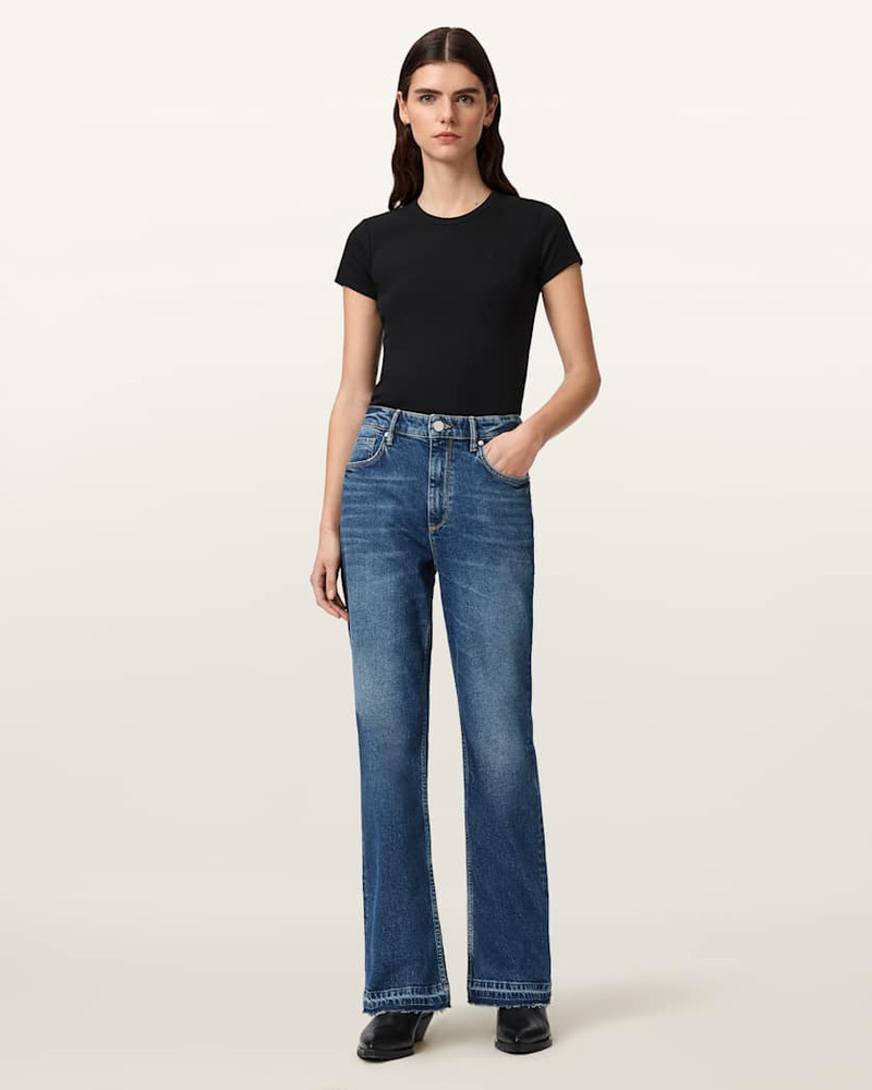 FABLE MID RISE BOOTCUT DENIM JEANS 4