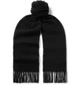 Fringed Virgin Wool-Felt Scarf - 7